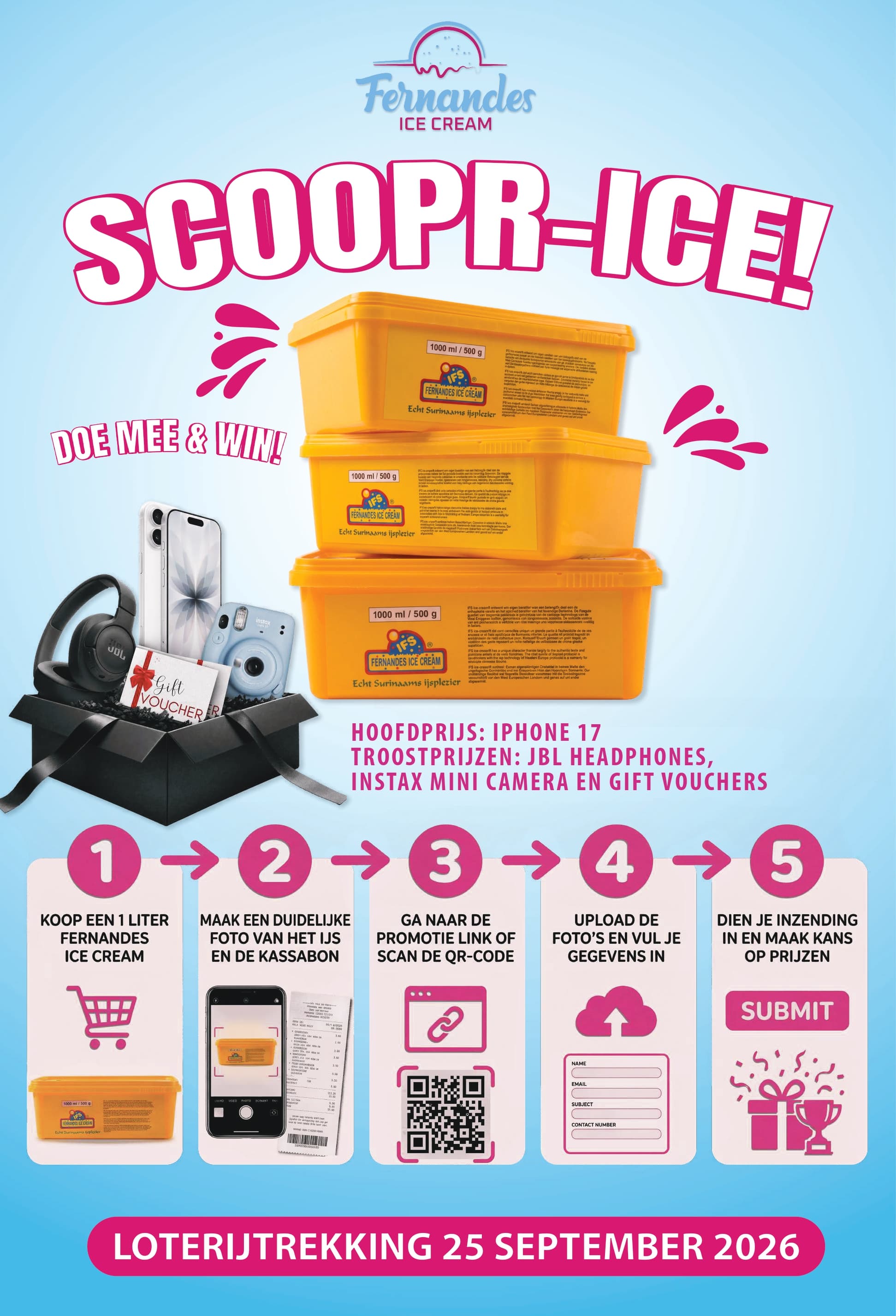 Campagneposter: Fernandes Scoopr-ice Promo